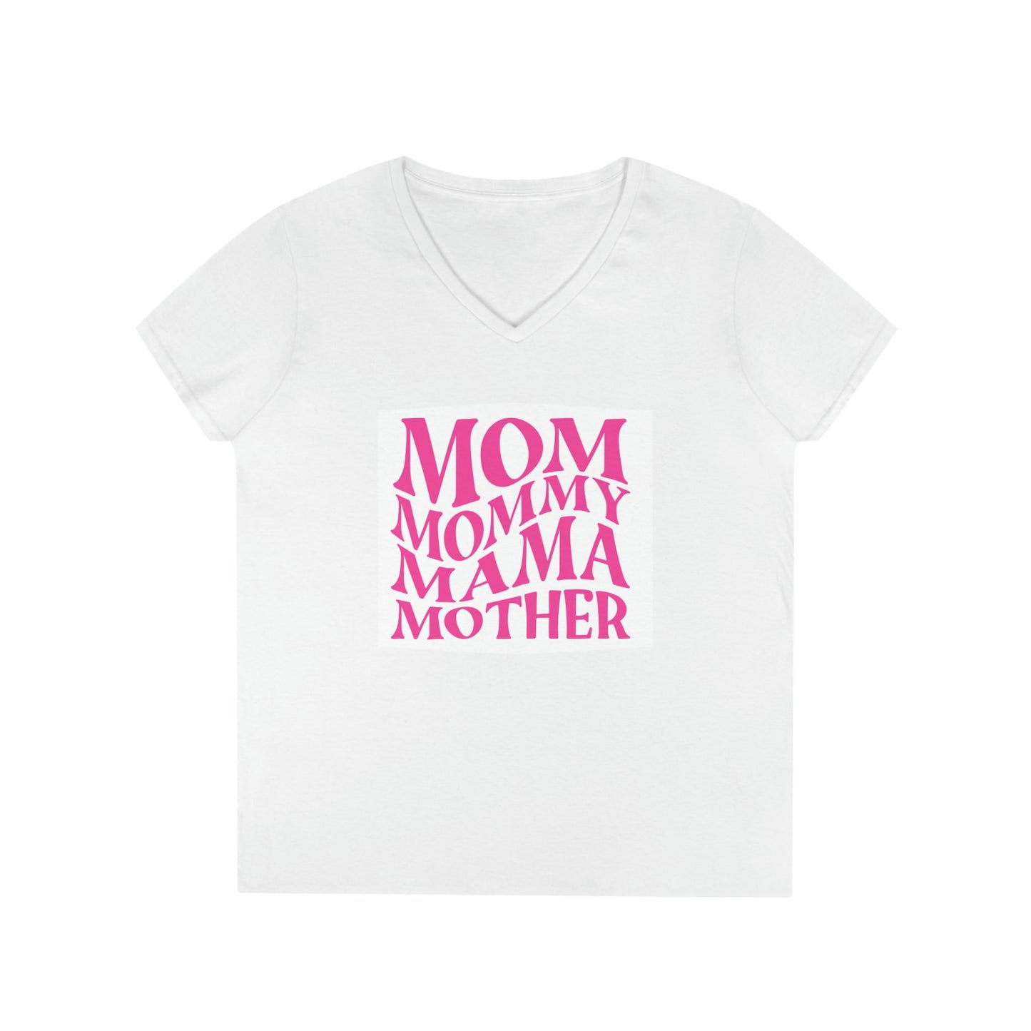 Mother's Day V-Neck T-Shirt (Blue)