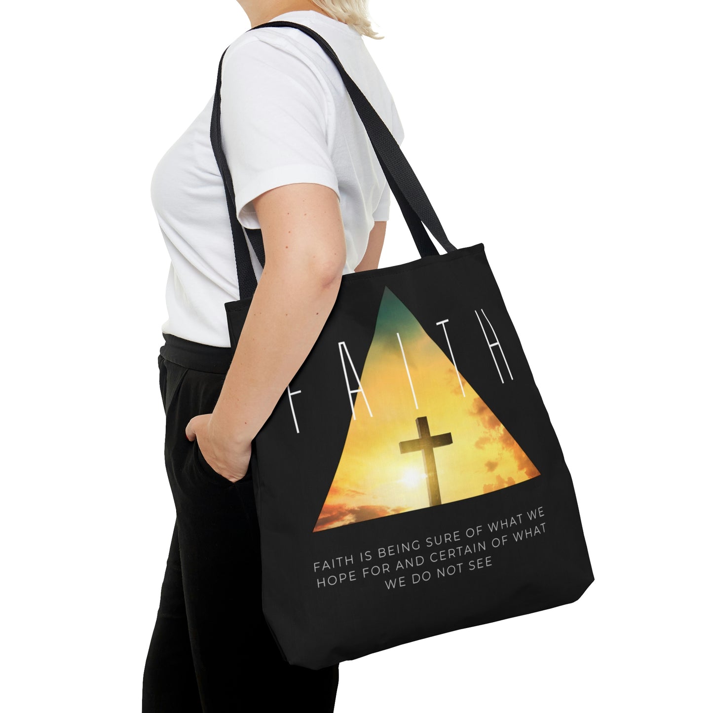 Faith Tote Bag (Black)