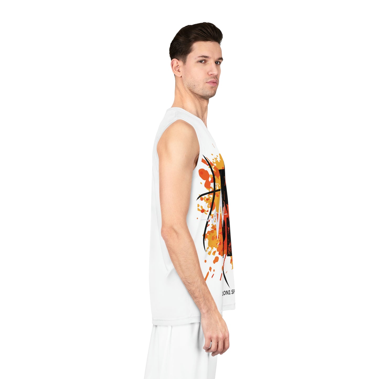 Born to Play Basketball Jersey (White)