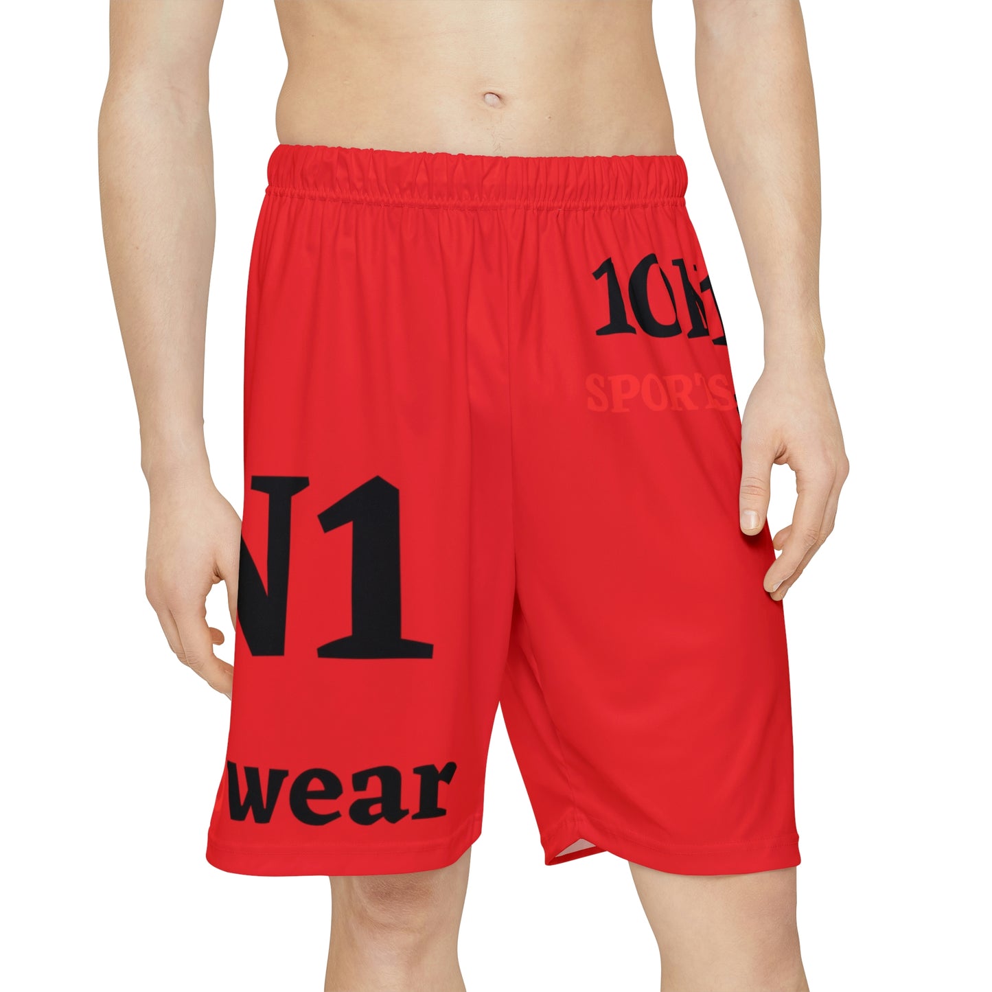 Men’s Sports Shorts (Red)