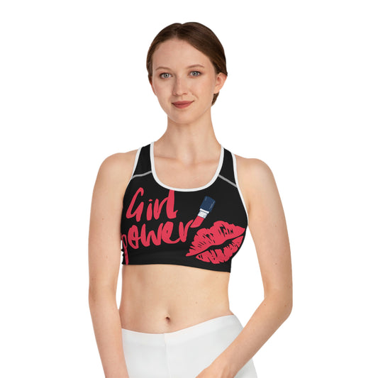 Sports Girl Power Bra (Black)