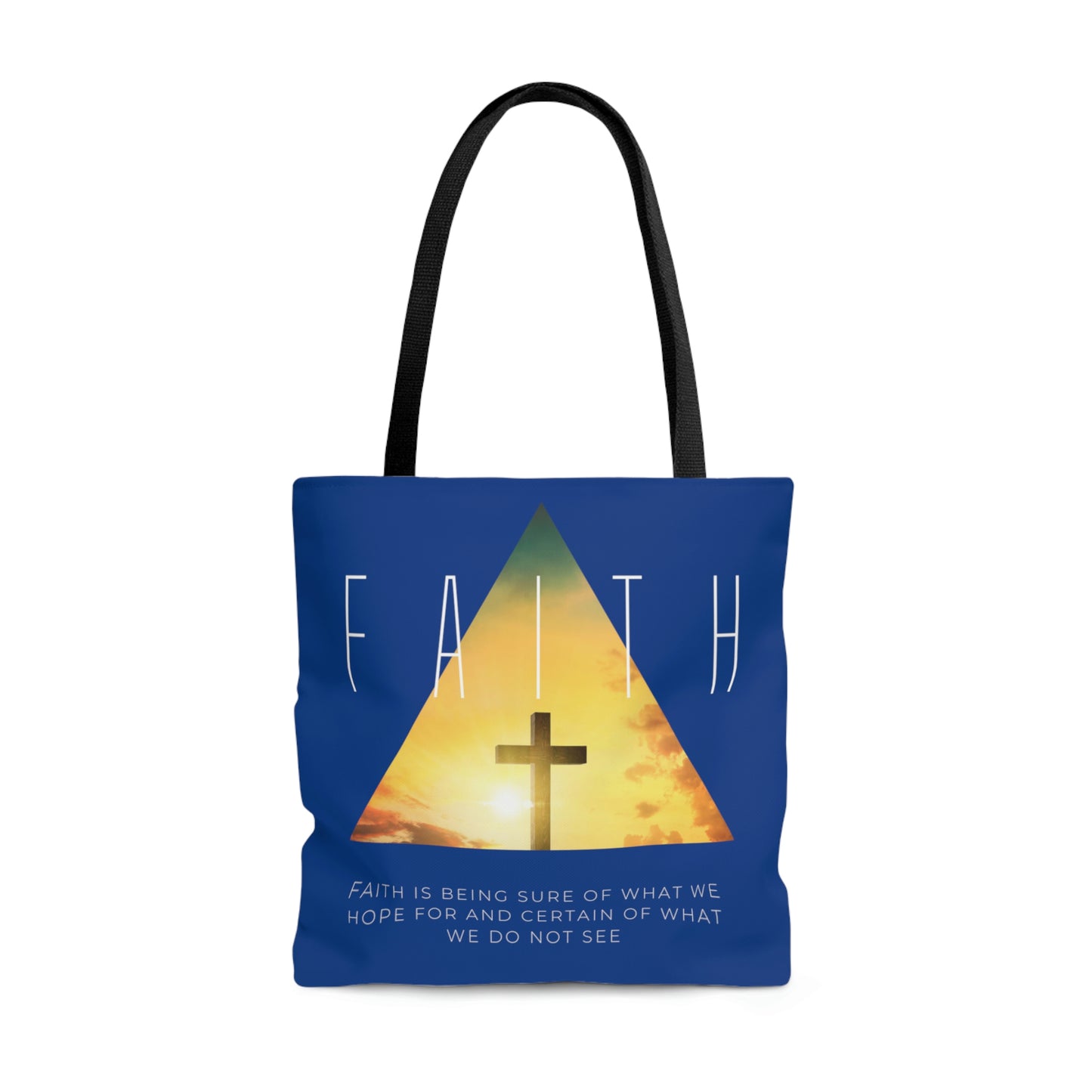 Faith Tote Bag (Blue)