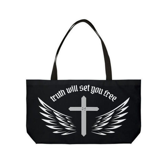 Truth Weekender Tote Bag (Black)