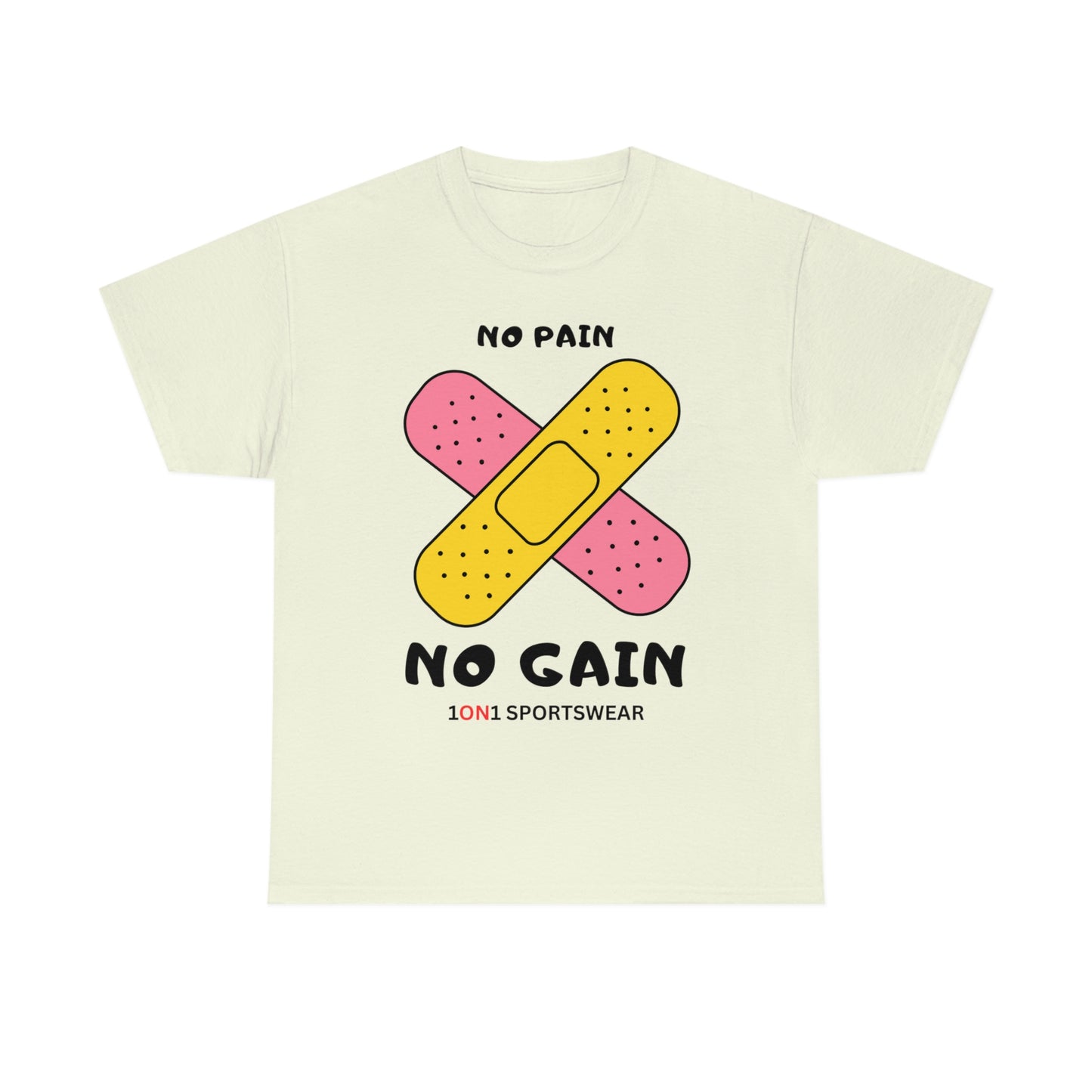 No Pain No Gain Heavy Cotton Tee