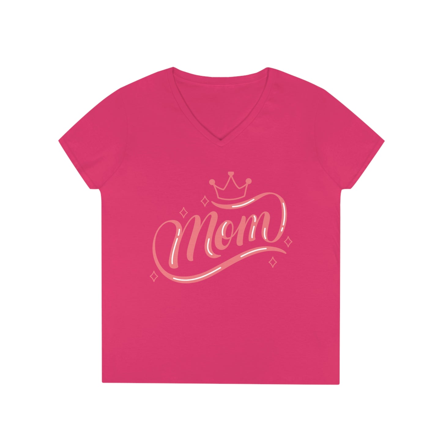 Mother's Day V-Neck T-Shirt (White)