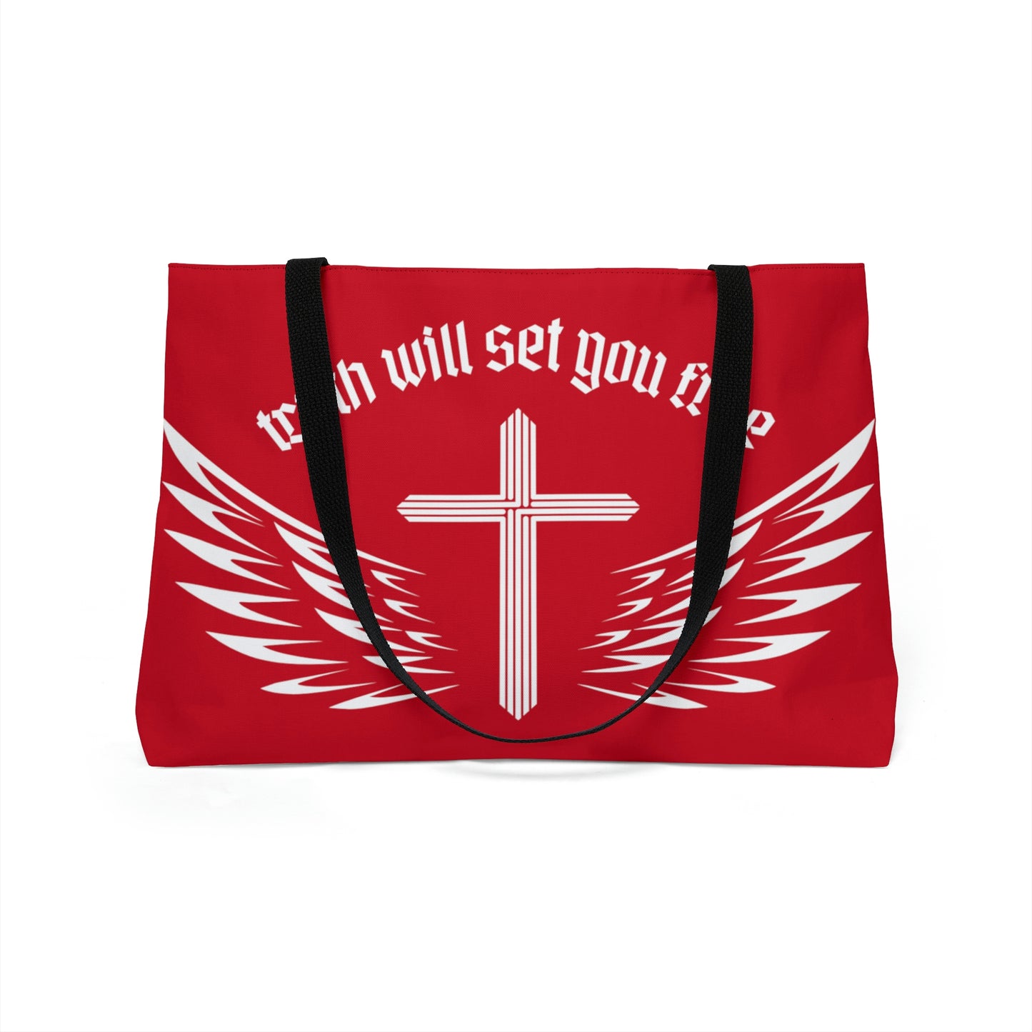 Truth Weekender Tote Bag (Red)