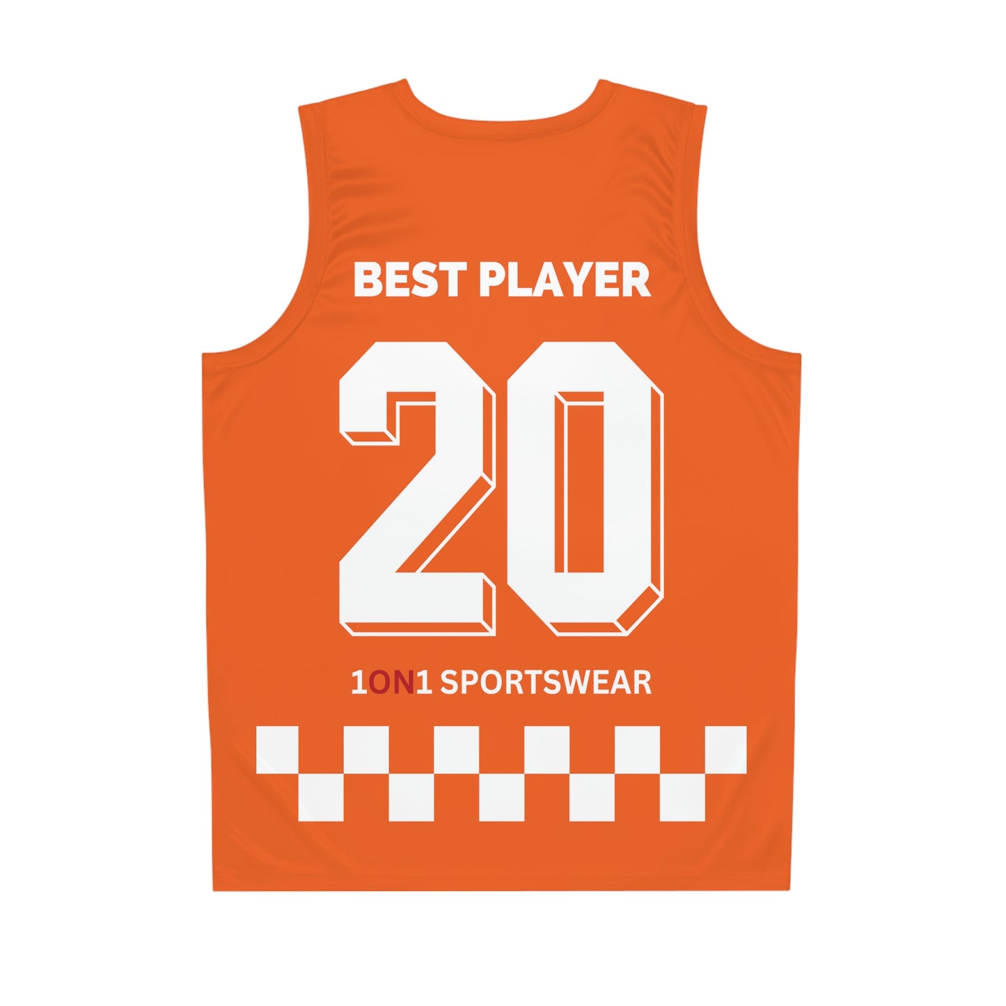 Get Served Basketball Jersey (Orange)