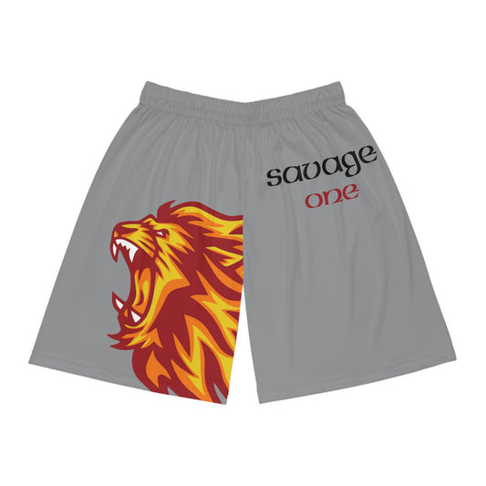 Savage ONE Basketball Shorts (Grey)