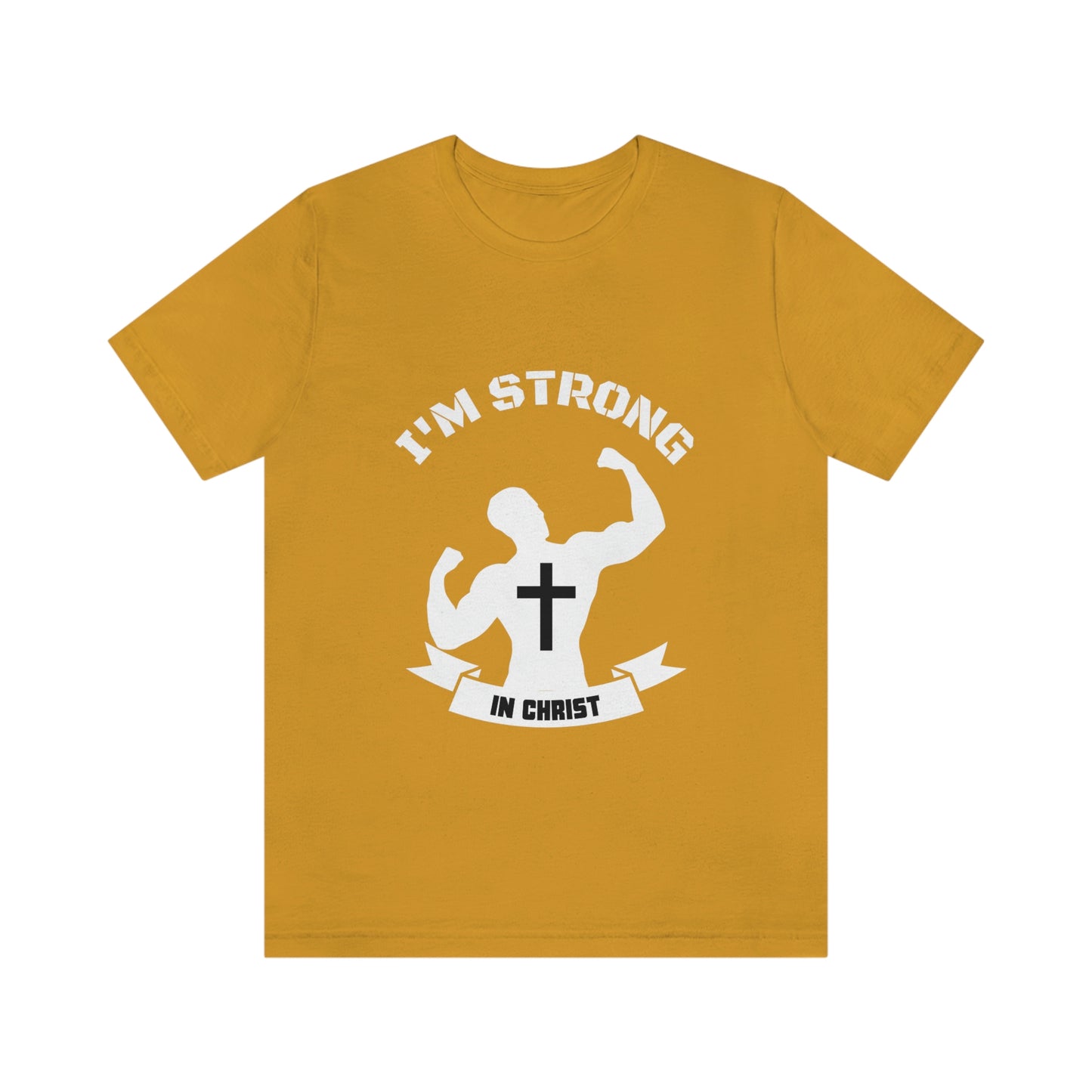 Strong in Christ Jersey Short Sleeve Tee