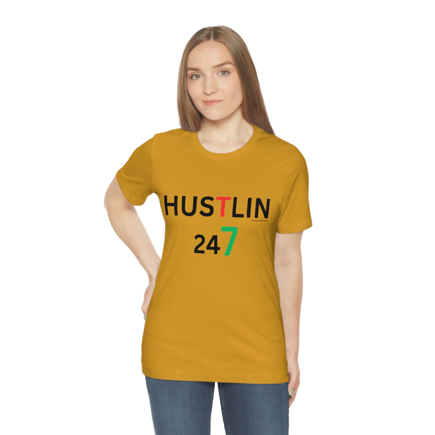 Unisex Hustlin Jersey Short Sleeve Tee