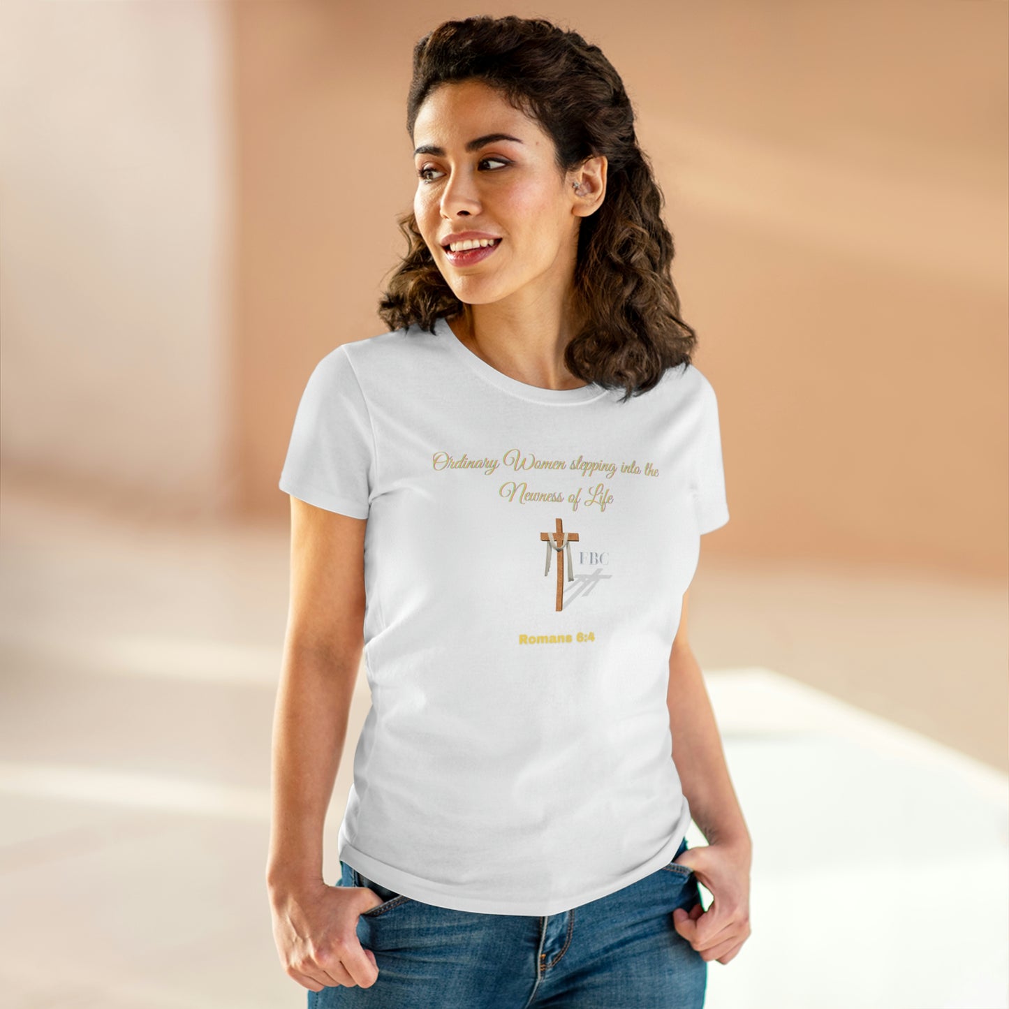 FBC Women's Midweight Cotton Tee