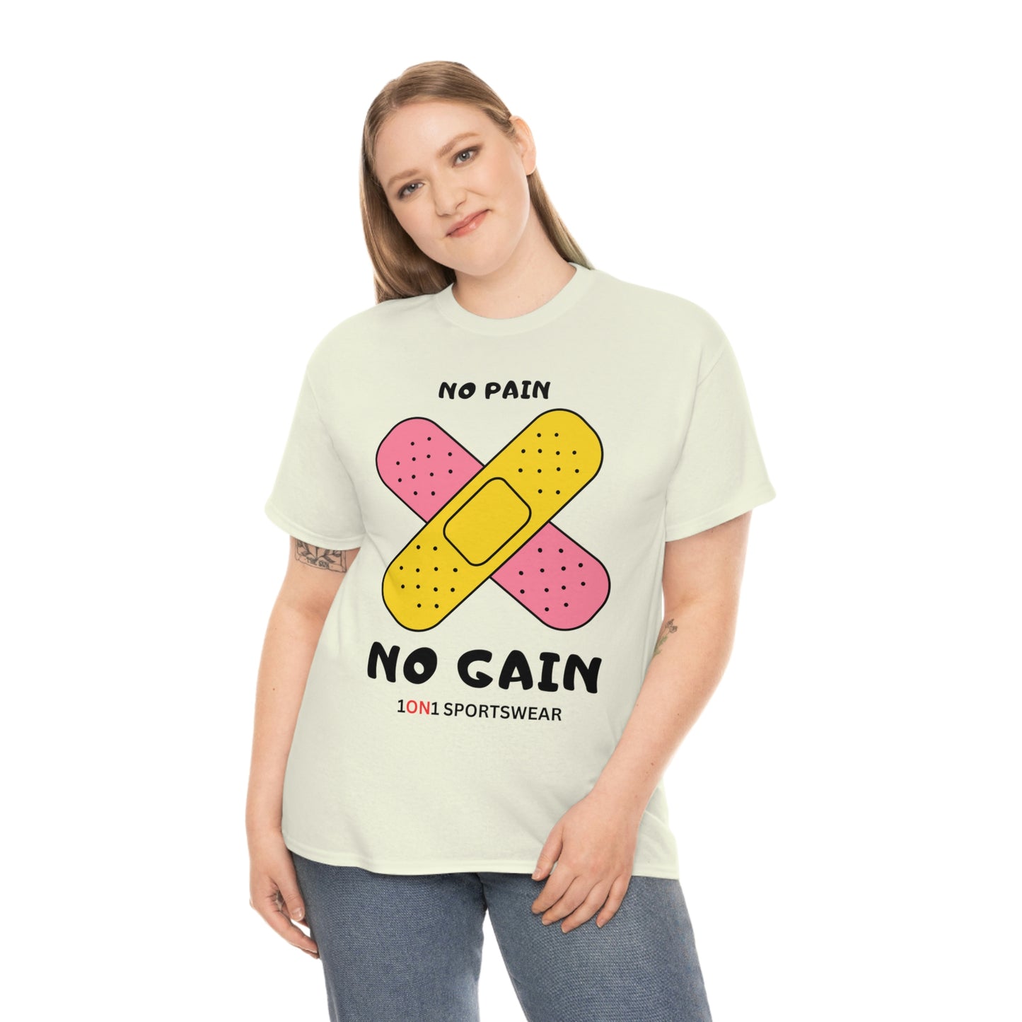 No Pain No Gain Heavy Cotton Tee