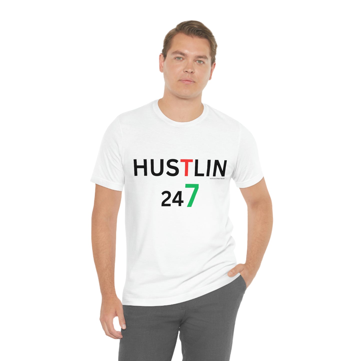 Unisex Hustlin Jersey Short Sleeve Tee