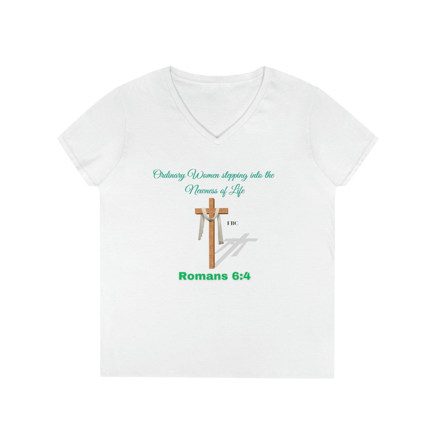 FBC Ladies' V-Neck T-Shirt