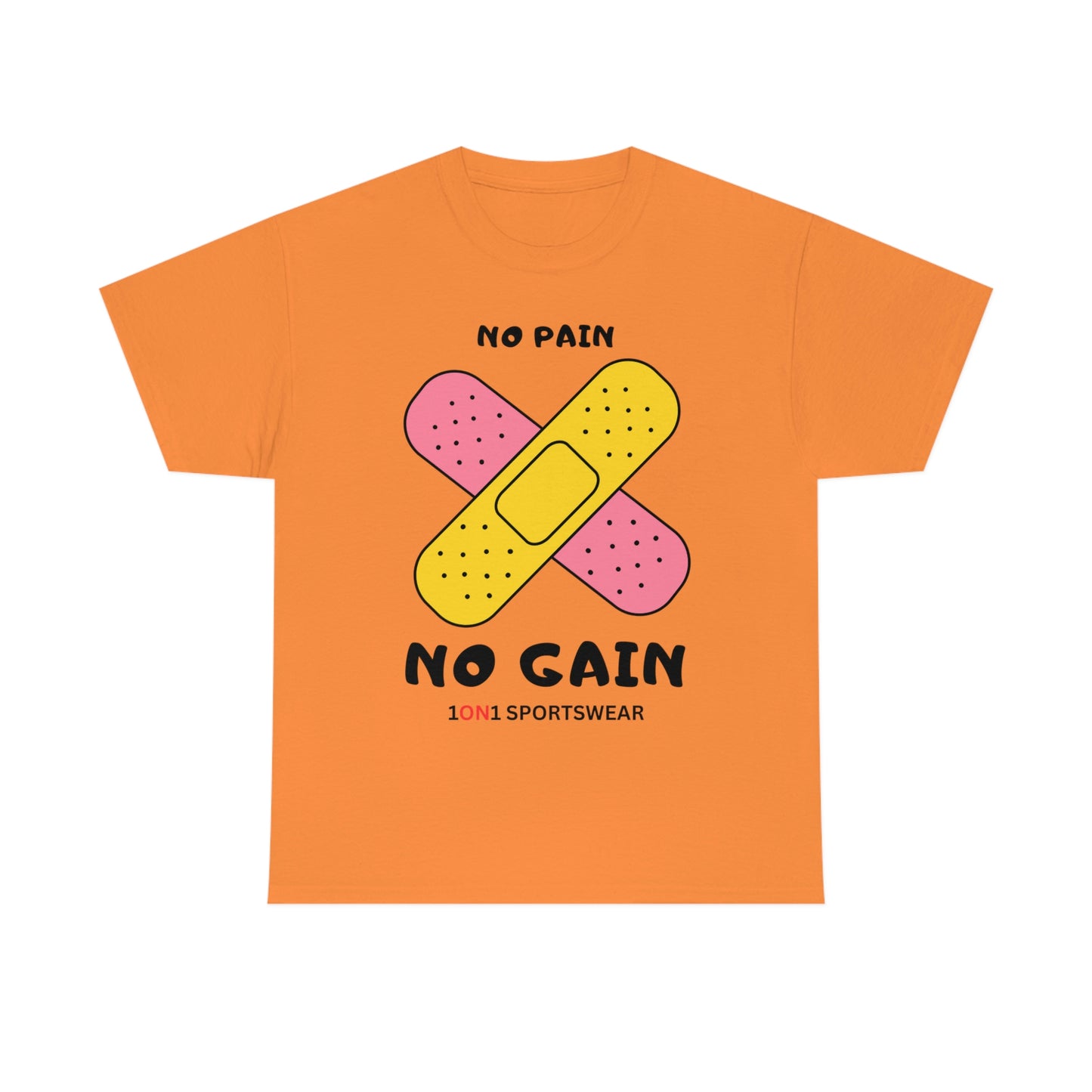 No Pain No Gain Heavy Cotton Tee