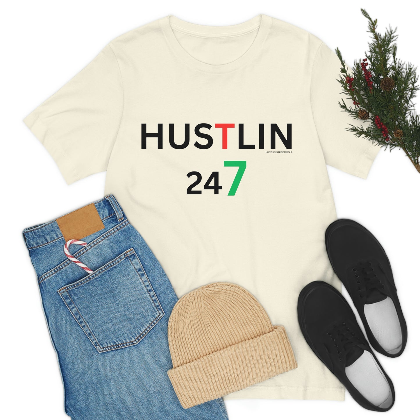 Unisex Hustlin Jersey Short Sleeve Tee