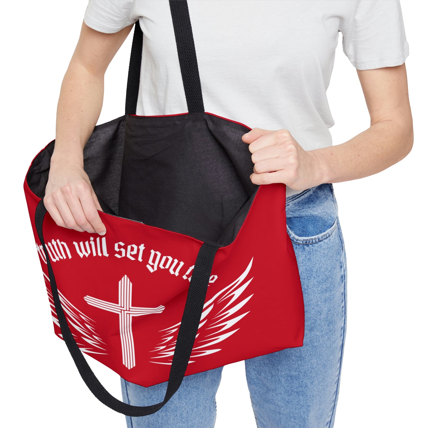 Truth Weekender Tote Bag (Red)