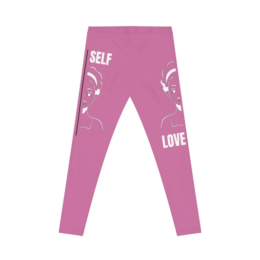 Women's Self Casual Leggings (Purple)