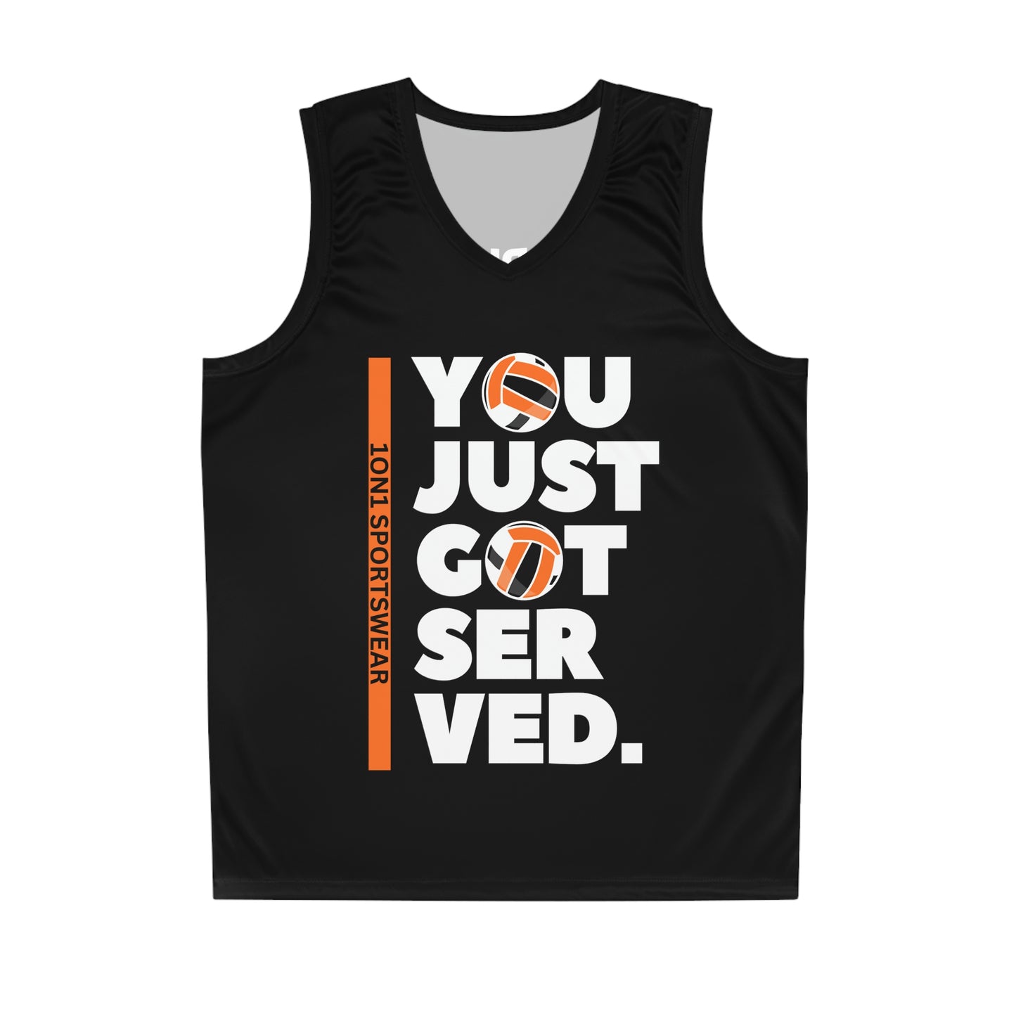 Get Served Basketball Jersey (Black)