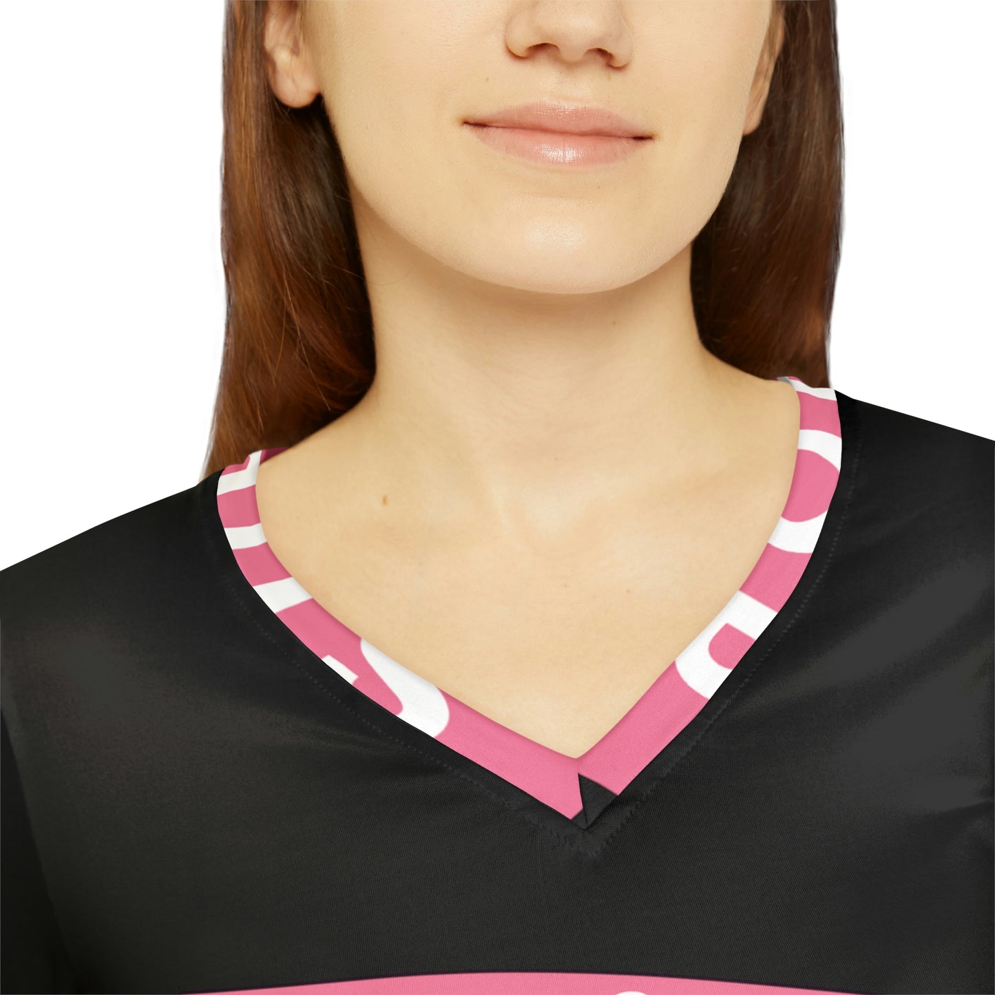 Cancer Awareness Long Sleeve V-neck Shirt