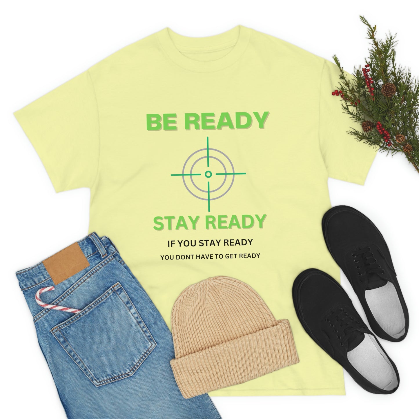 Be ready Unisex Heavy Cotton Tee