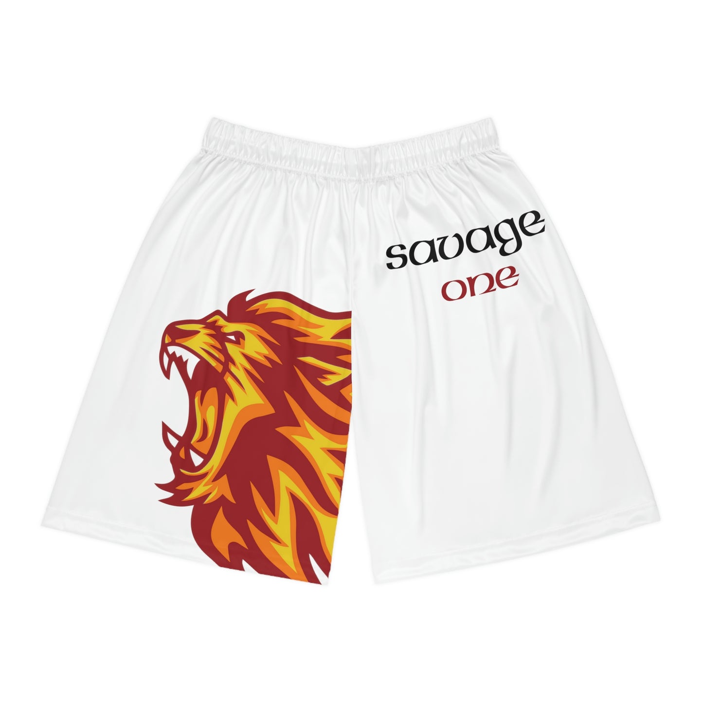 Savage ONE Basketball Shorts (White)