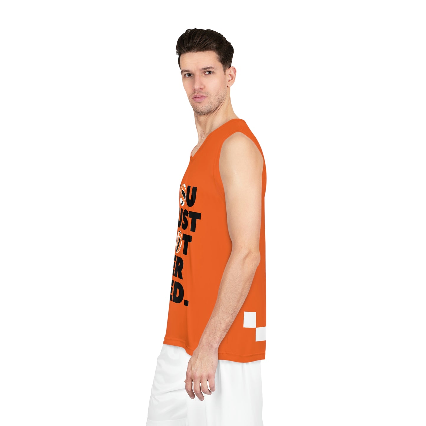 Get Served Basketball Jersey (Orange)