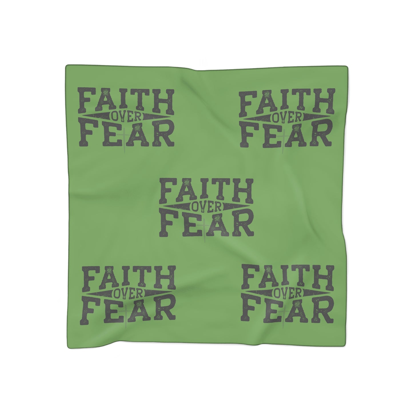 Faith over Fear Poly Scarf