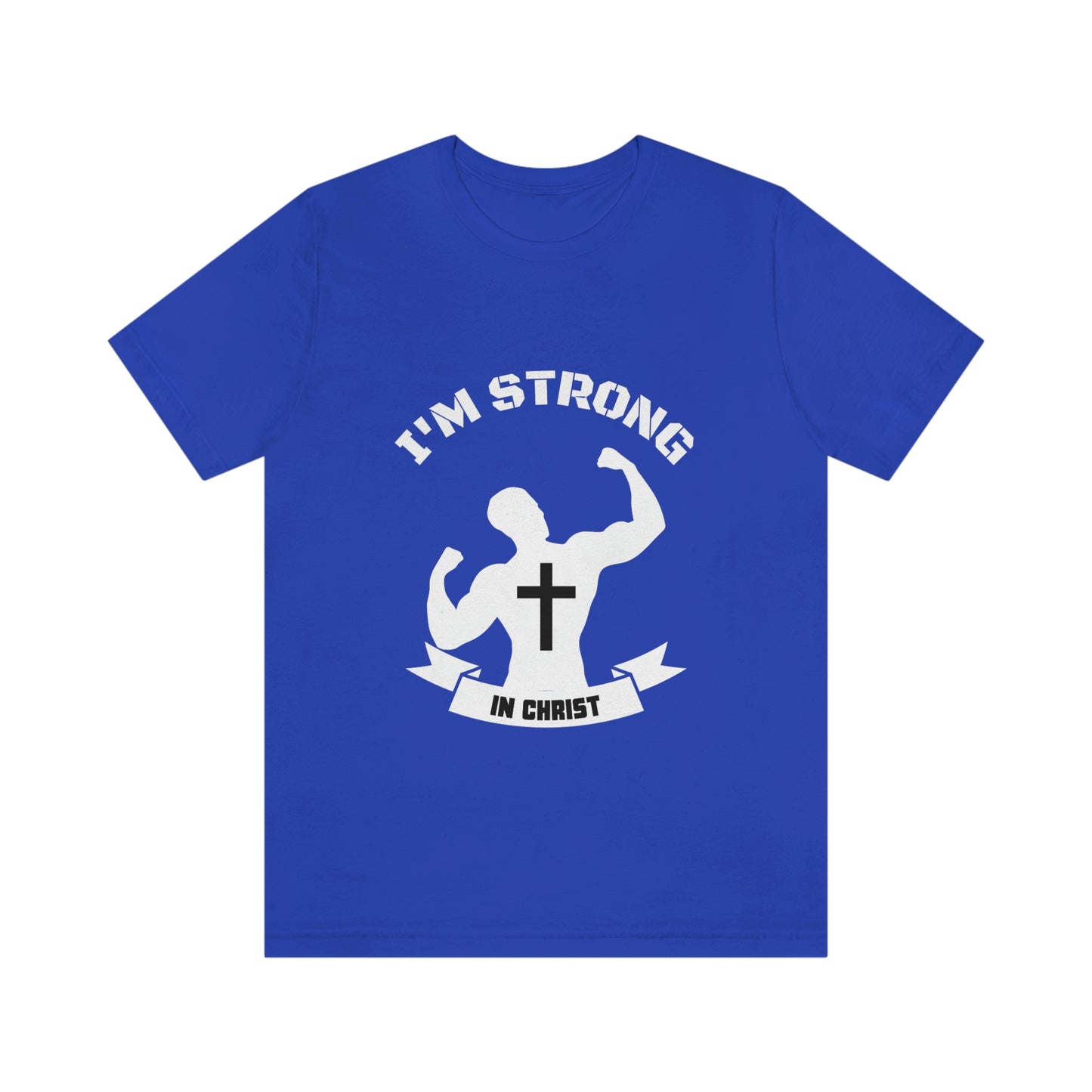 Strong in Christ Jersey Short Sleeve Tee