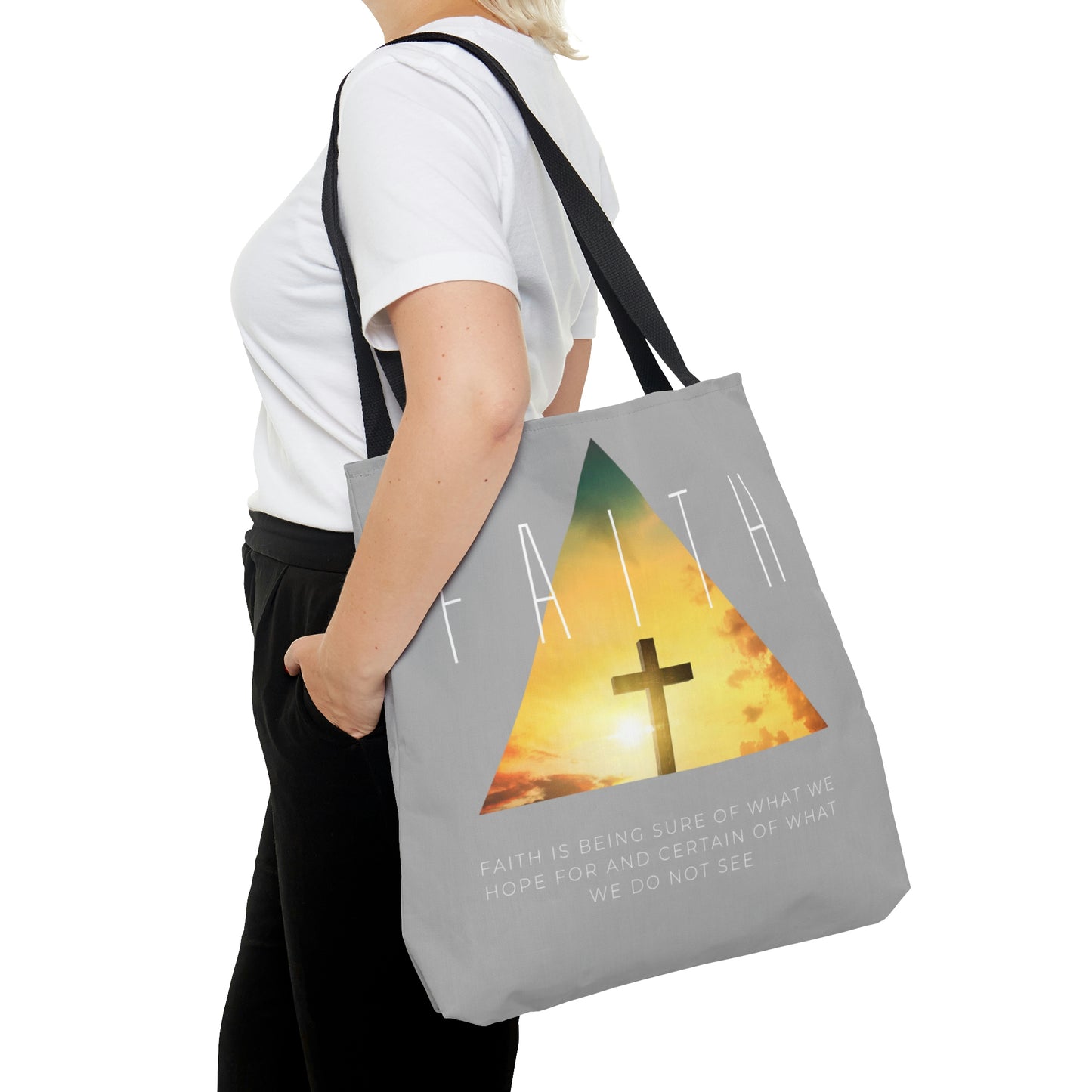 Faith Tote Bag (Grey)