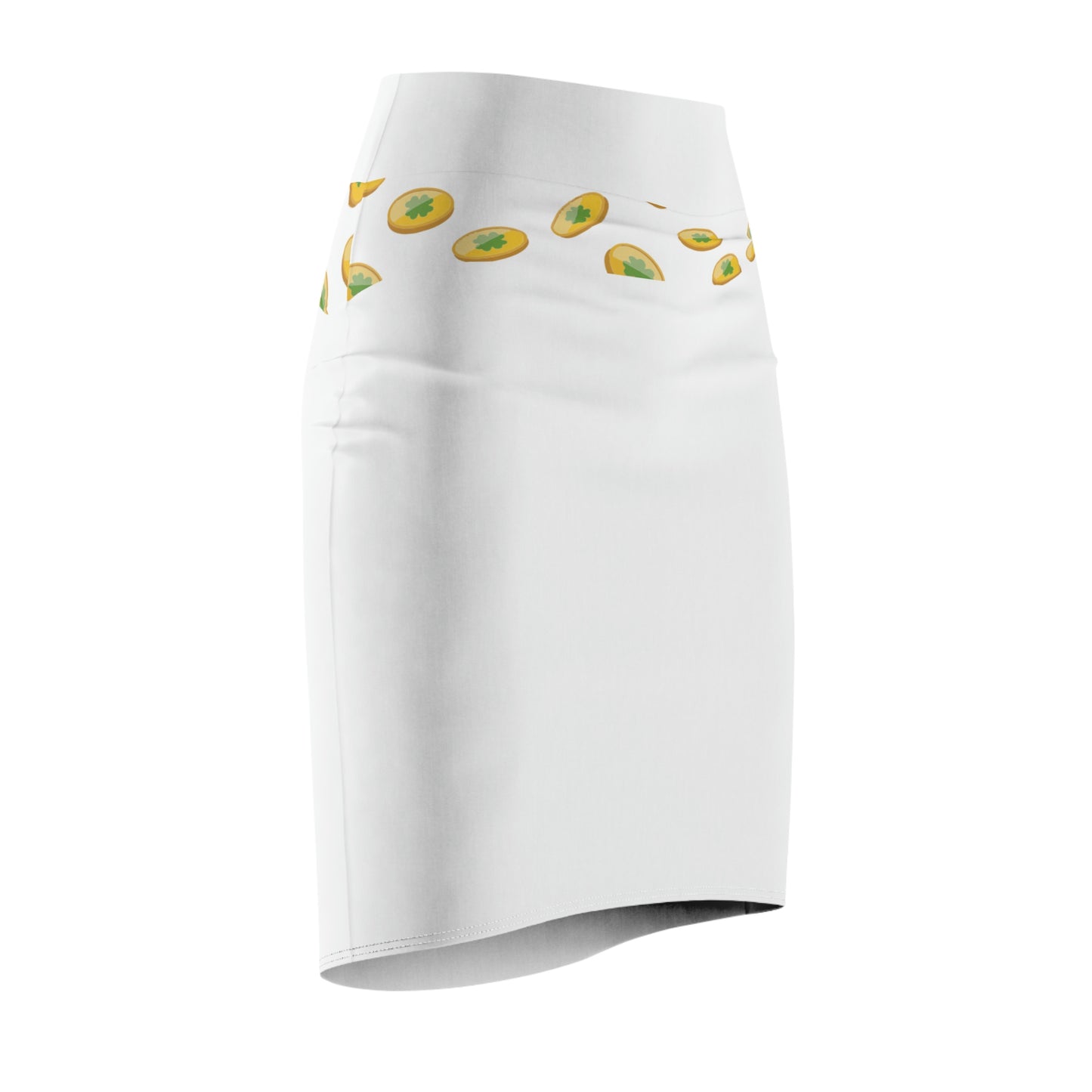 Women's Pencil Skirt (White)