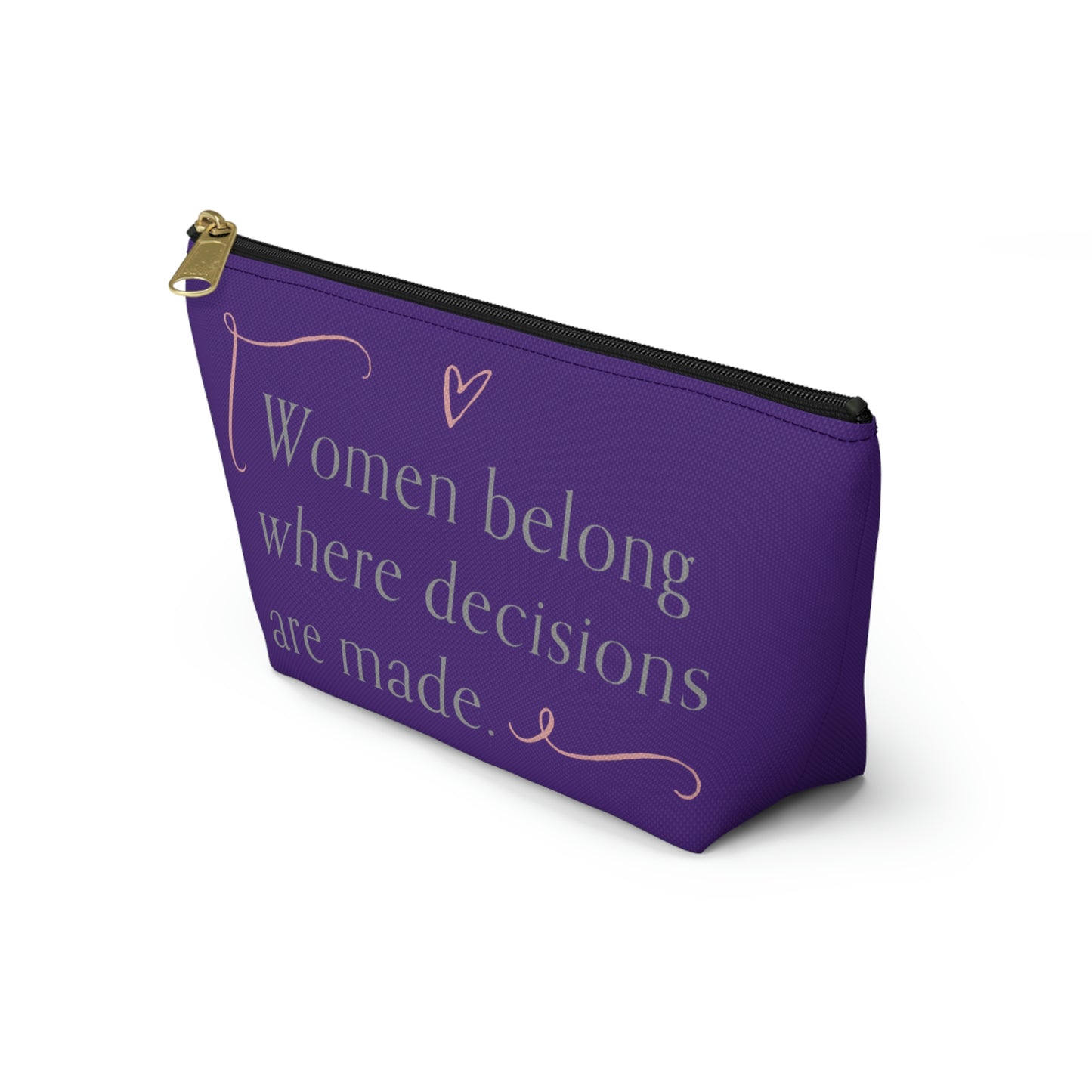 Accessory Purple Pouch w T-bottom