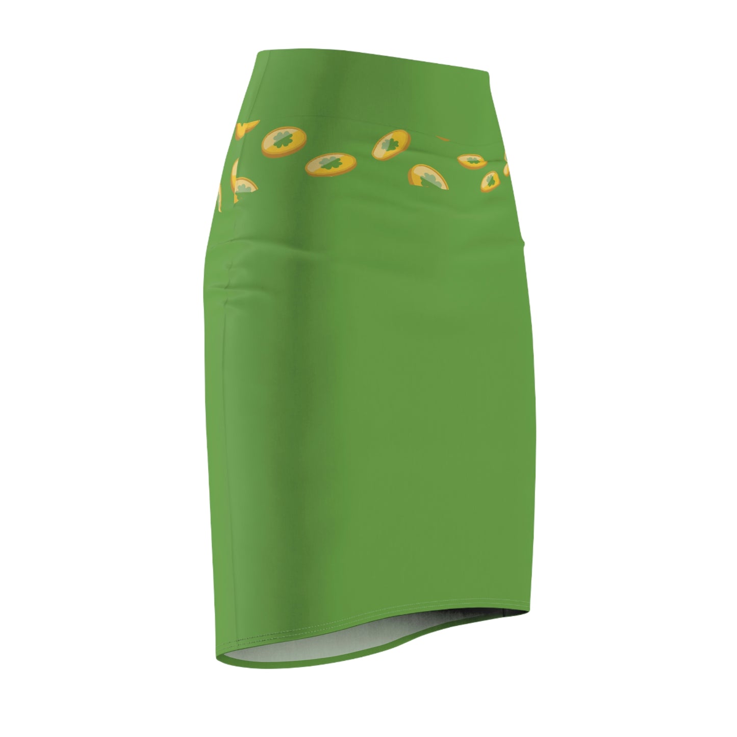 Women's Pencil Skirt (Green)