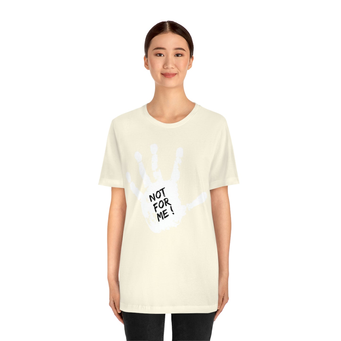 Unisex Not for Me Jersey Short Sleeve Tee