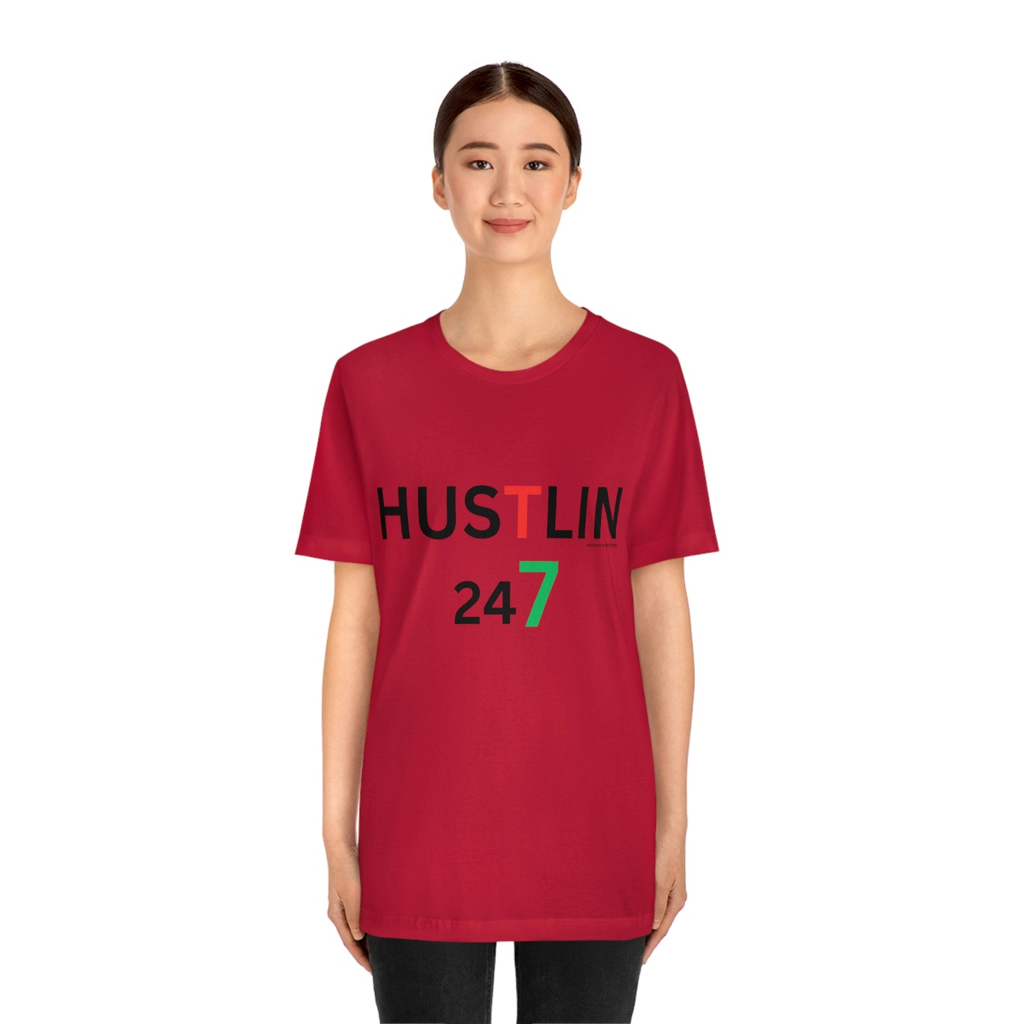 Unisex Hustlin Jersey Short Sleeve Tee