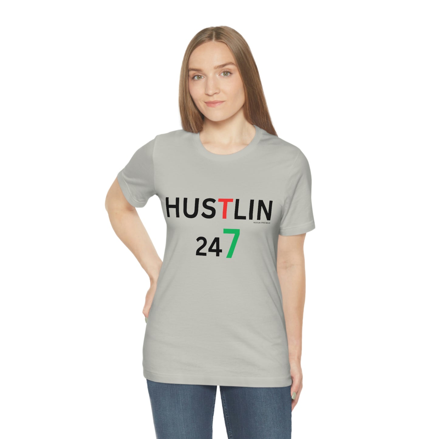 Unisex Hustlin Jersey Short Sleeve Tee