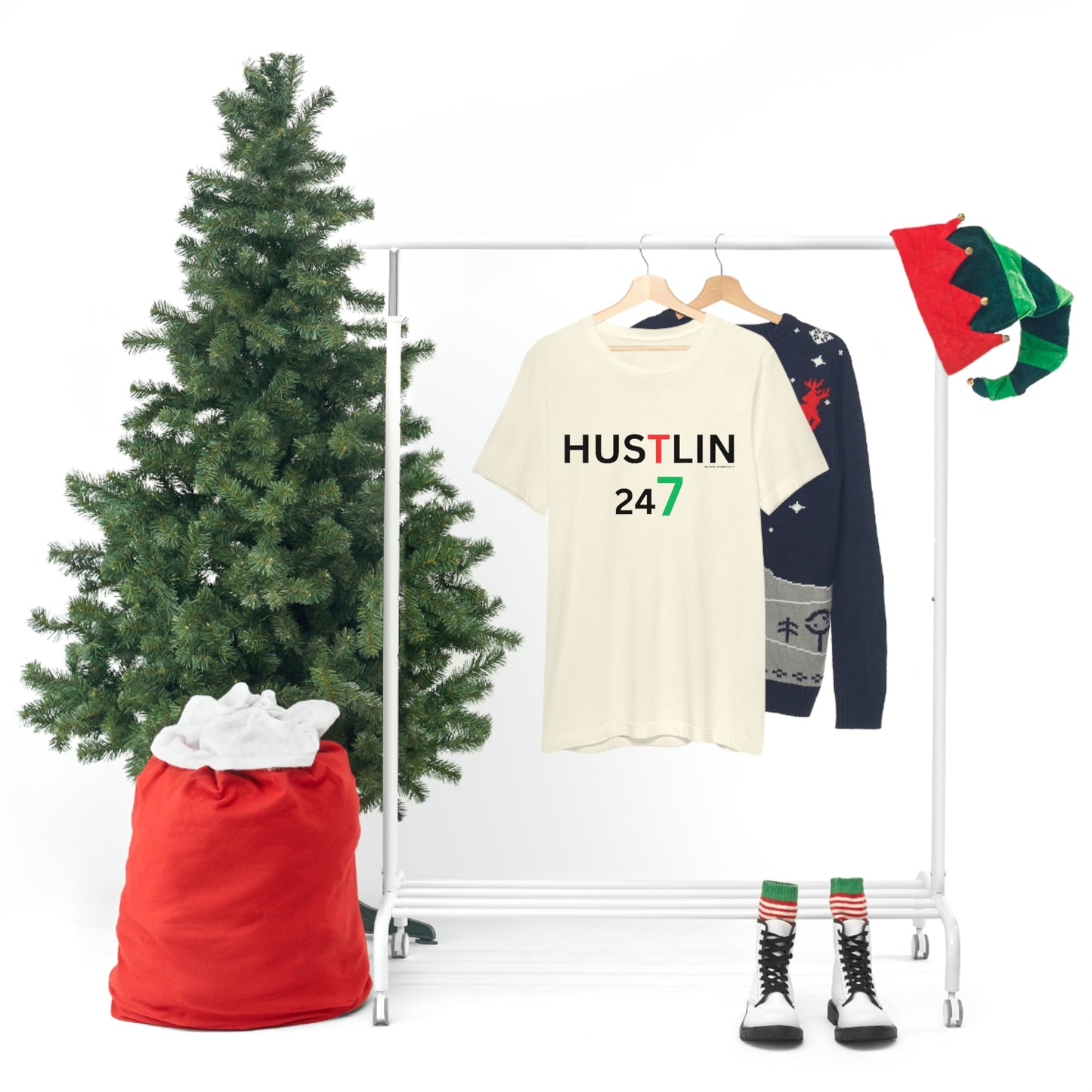 Unisex Hustlin Jersey Short Sleeve Tee