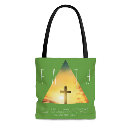 Faith Tote Bag (Green)