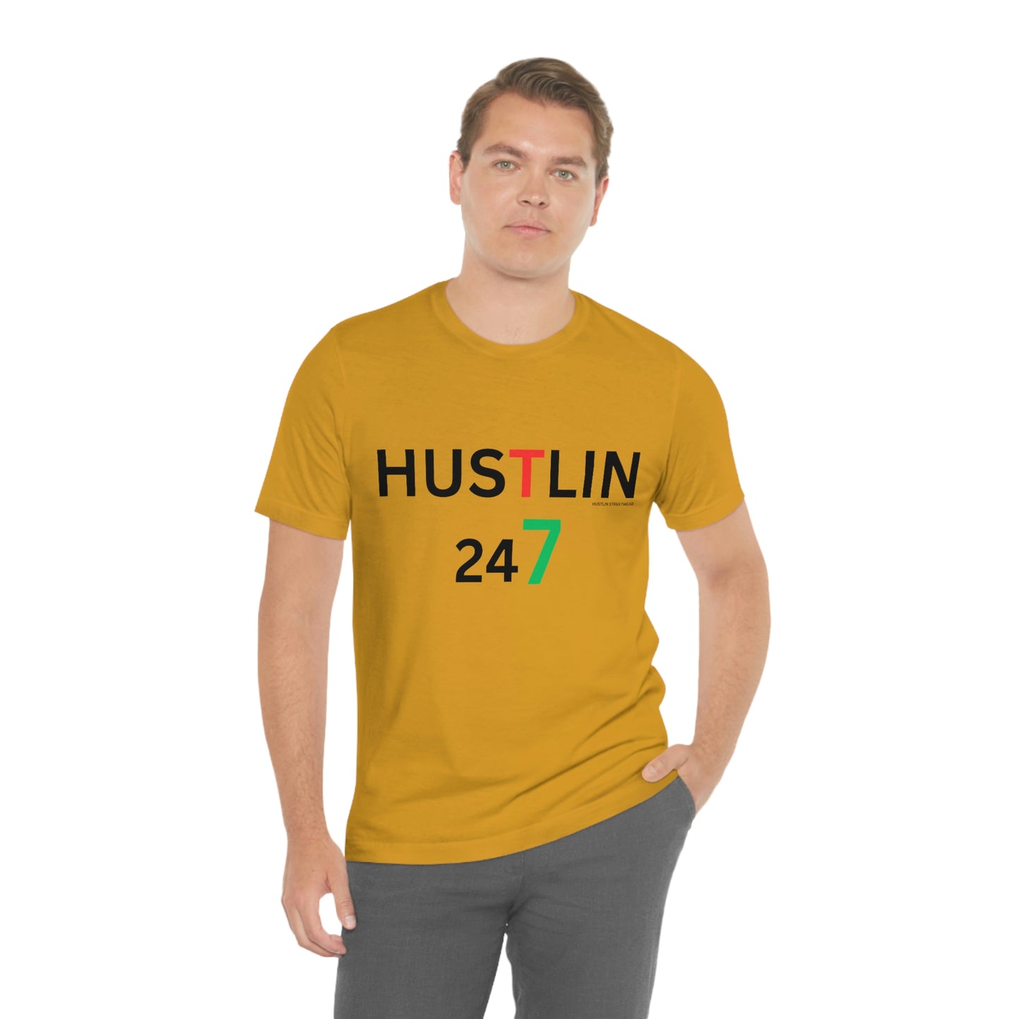 Unisex Hustlin Jersey Short Sleeve Tee