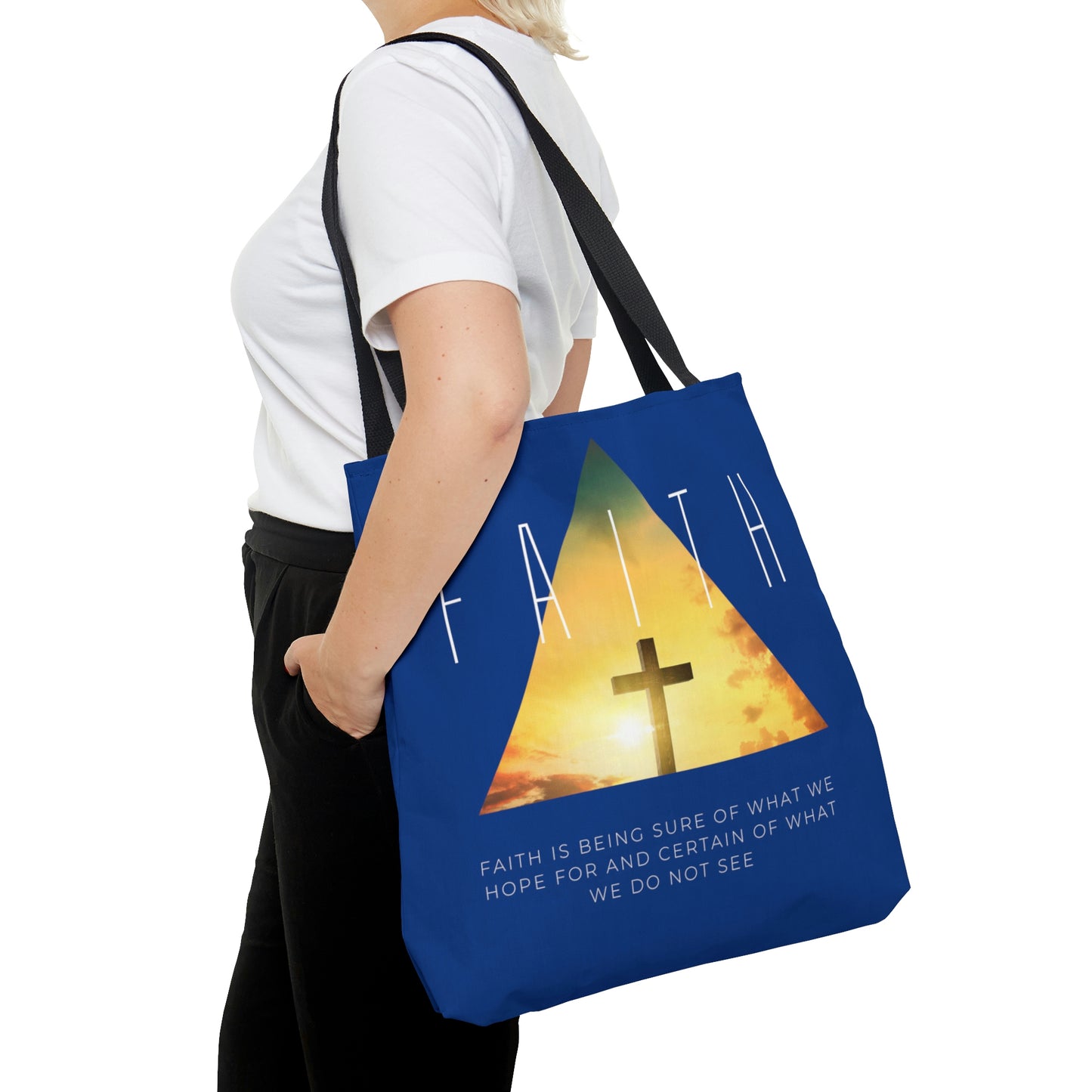 Faith Tote Bag (Blue)