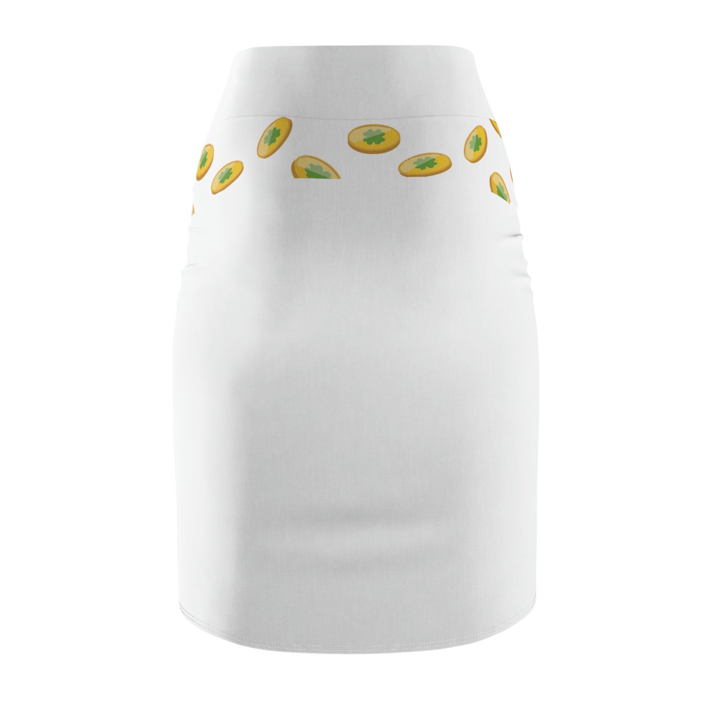 Women's Pencil Skirt (White)