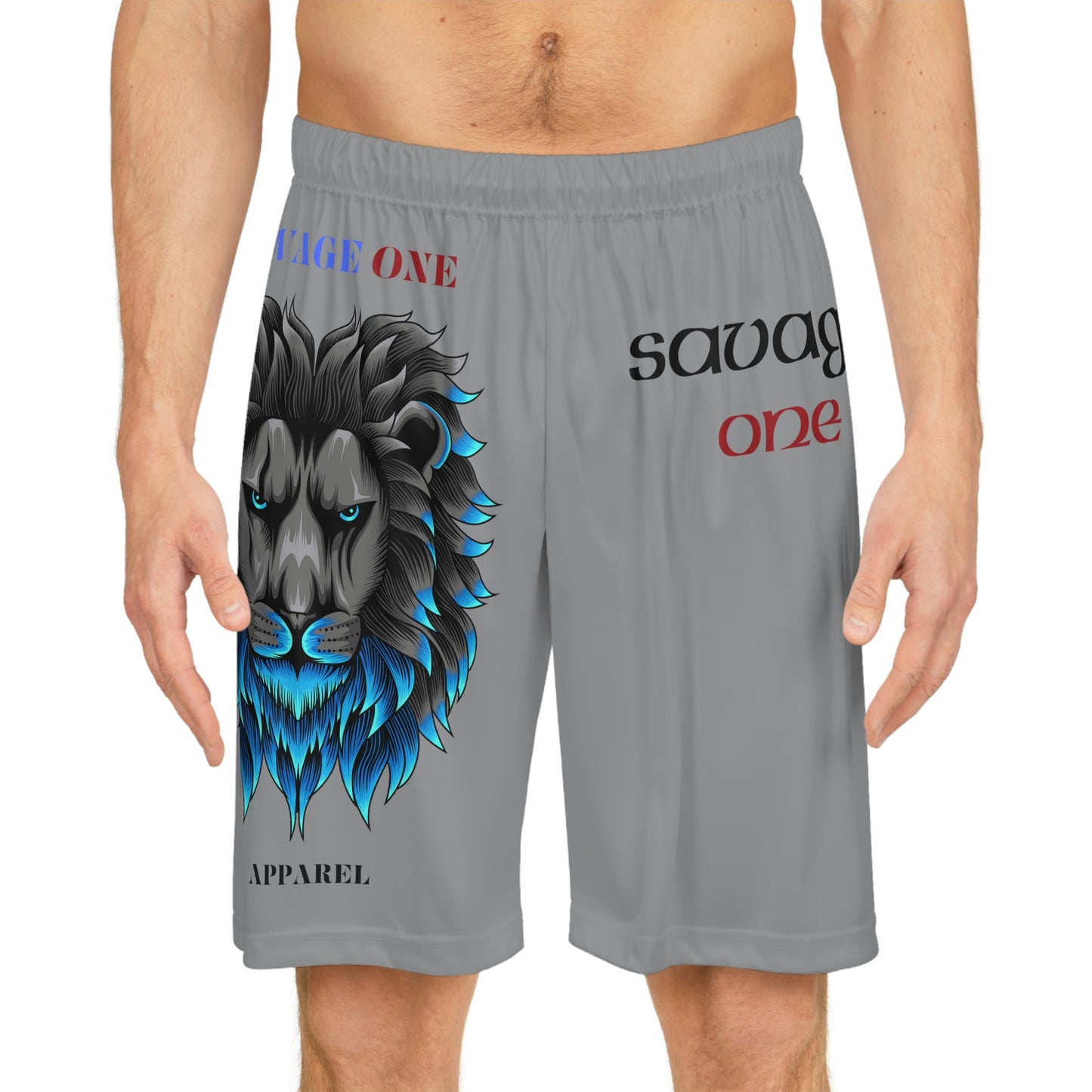 Savage ONE Basketball Shorts (Grey)