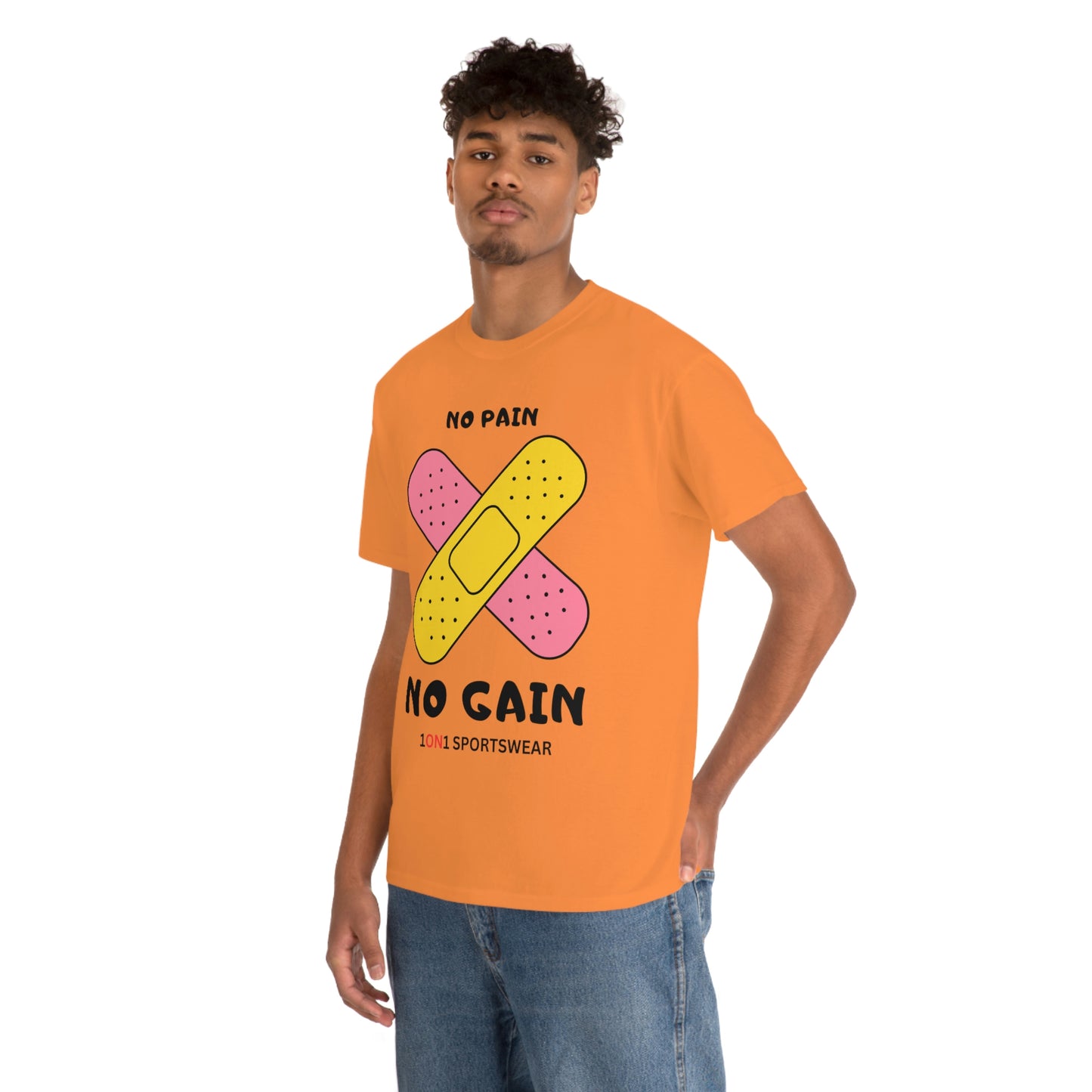 No Pain No Gain Heavy Cotton Tee