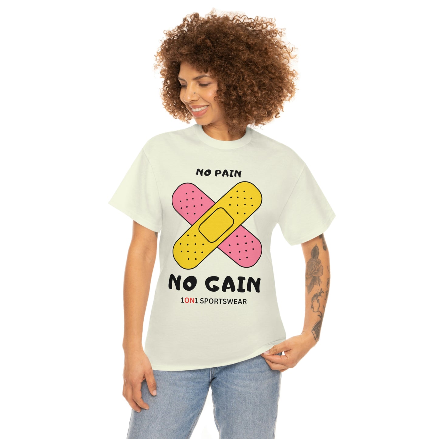 No Pain No Gain Heavy Cotton Tee