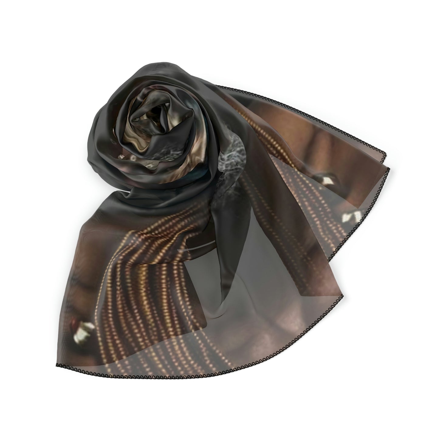 African King Men's Wrap Poly Scarf