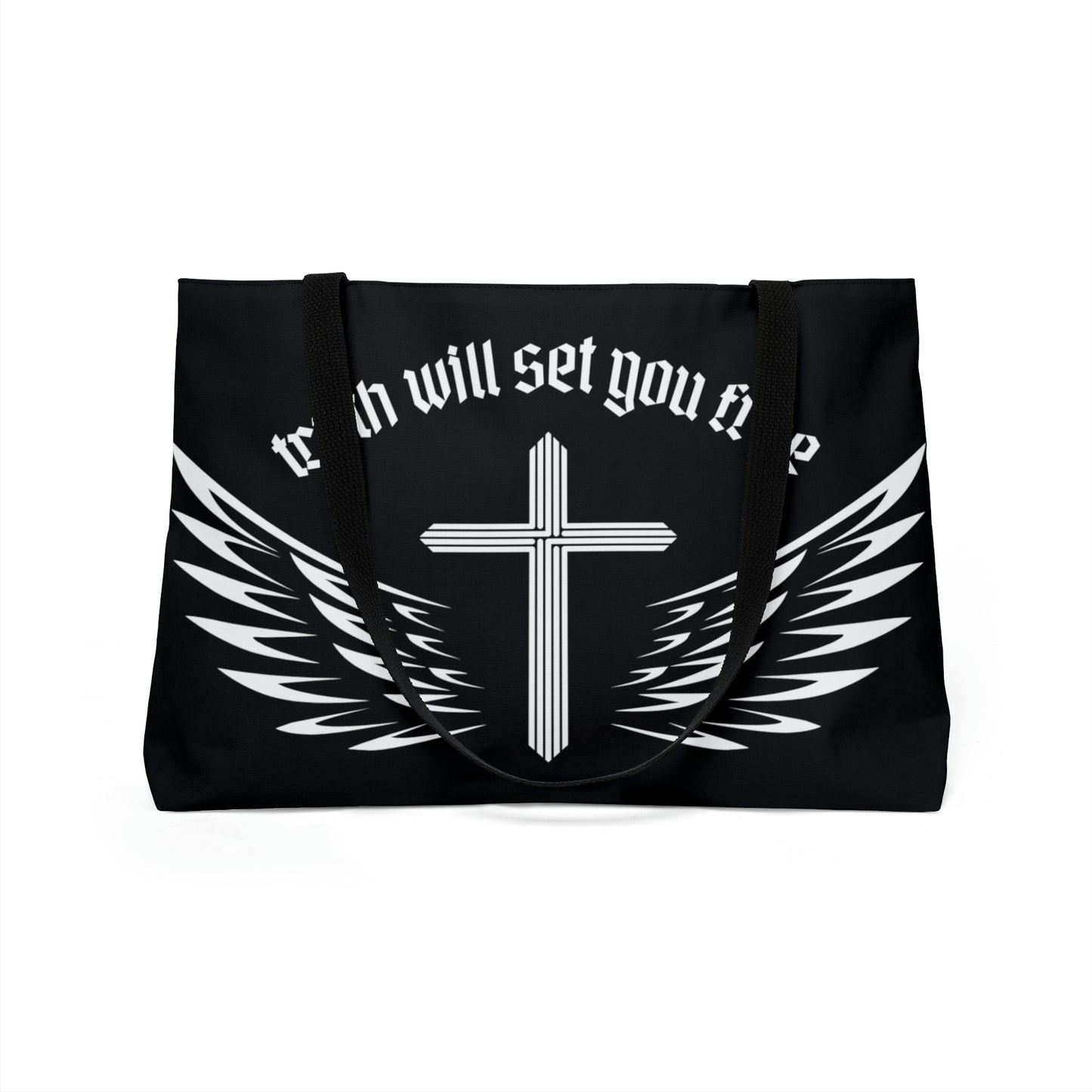 Truth Weekender Tote Bag (Black)