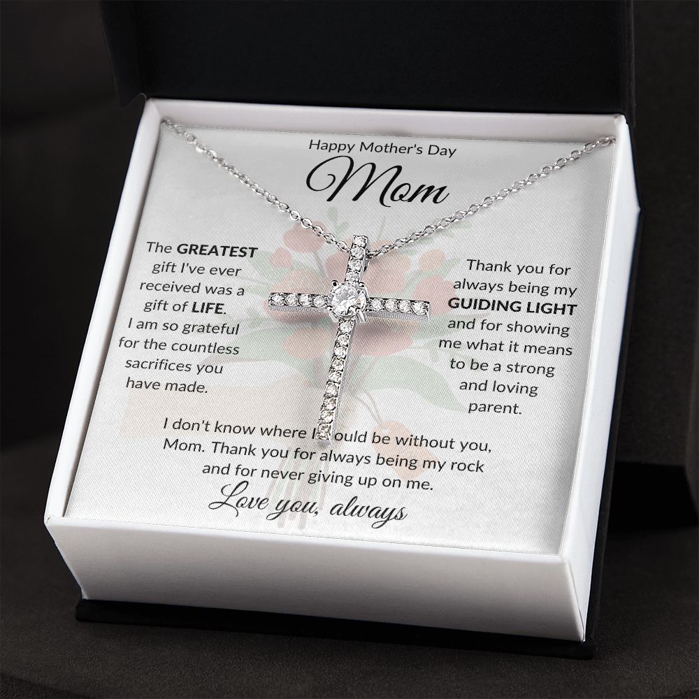 CZ Cross Necklace