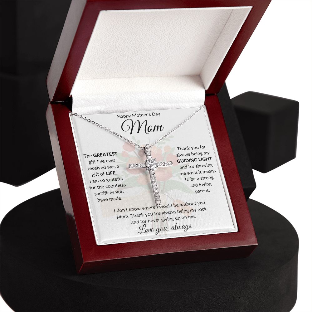 CZ Cross Necklace