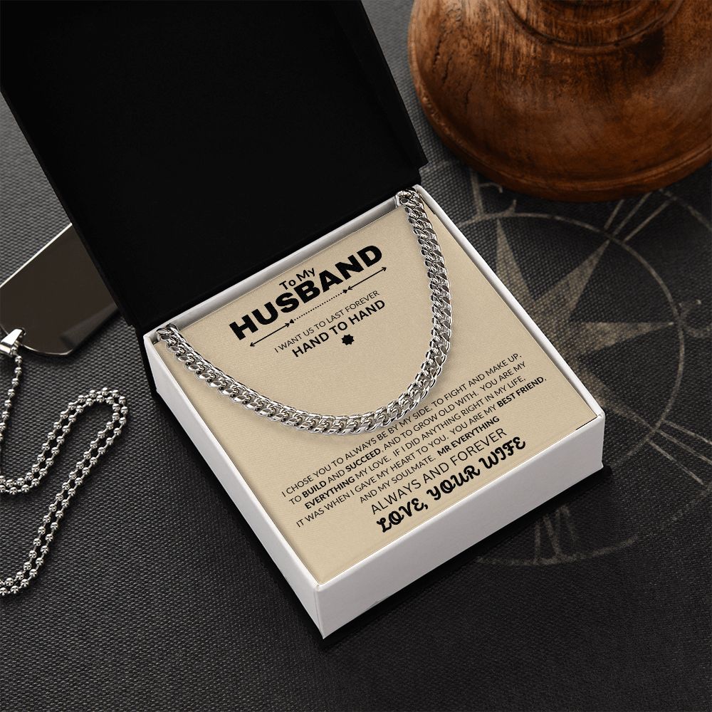 To My Husband | Cuban Link Chain