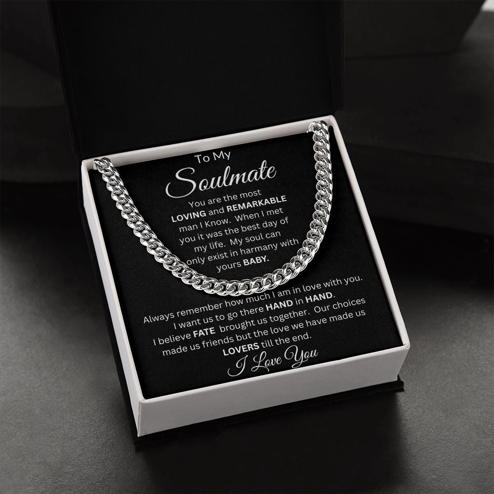 To My Soulmate | Cuban Link Chain